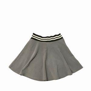 Grey skater skirt.
